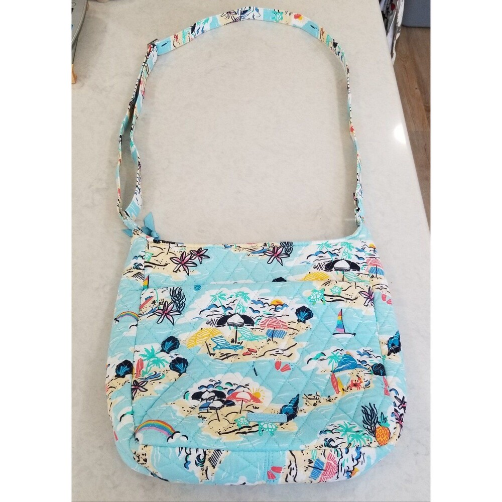 Vera Bradley beach treasures pattern cross body bag